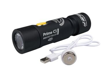 Фонарь светодиодный Armytek Prime C1 на белом диоде XP-L Magnet USB +18350 Li-Ion